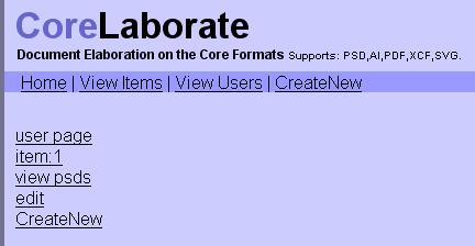 Document Elaboration on the Core Formats